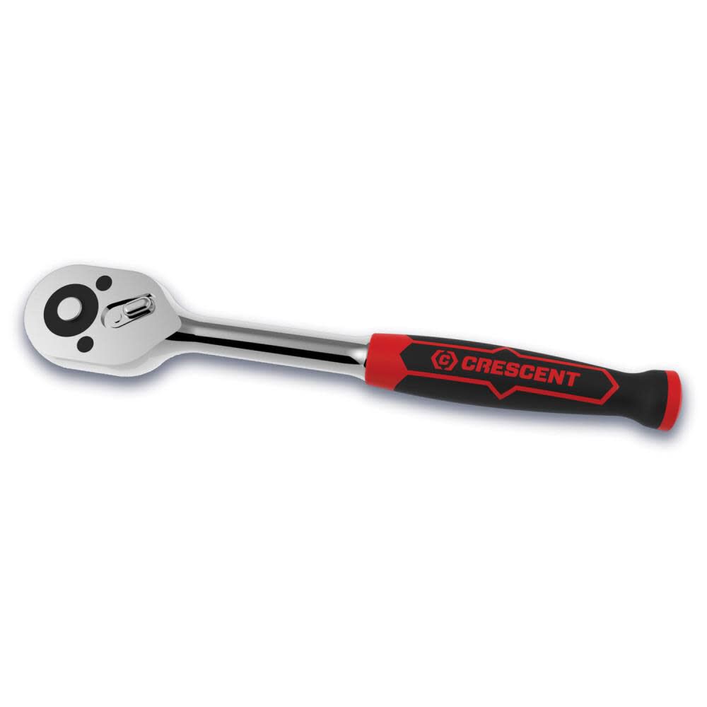 Crescent 3/8″ Drive 72 Tooth Quick Release Dual Material Teardrop Ratchet 10-3/4″ – CRW7 Supply