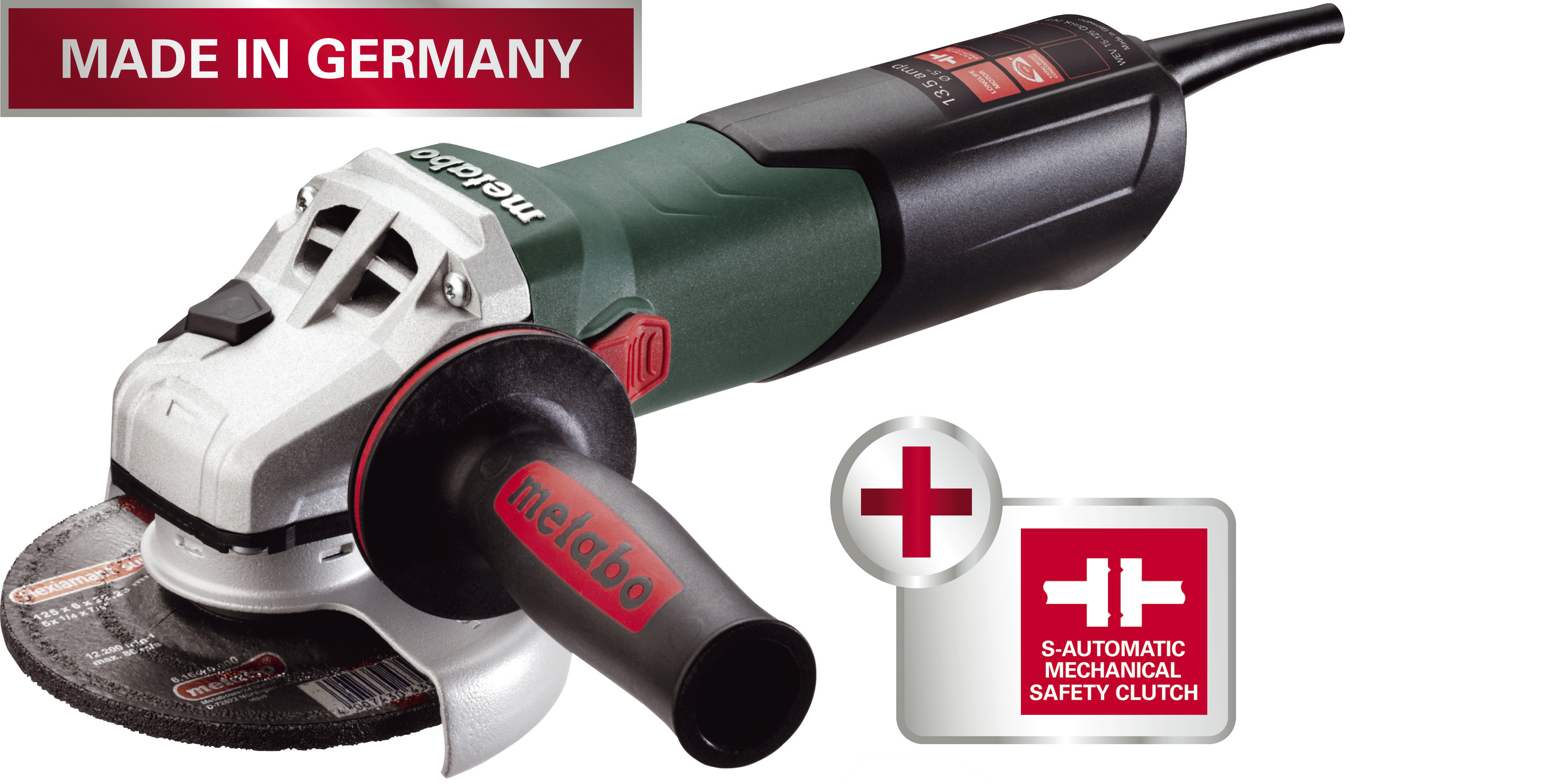 5″ Variable Speed Angle Grinder – 2,800-9,600 RPM – 13.5 AMP w/Electronics, High Torque, Lock-on Online