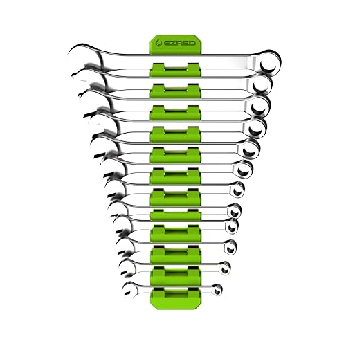 EZRED FWR12-G Magnetic Flexible 12 Slot Wrench Rack Holder Non-Marring Slim Design Storage Organization Online now