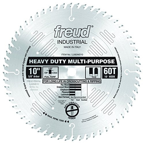 Freud LU82M008 8-Inch 48 Tooth TCG Crosscutting and Ripping Saw Blade with 5/8-Inch Arbor Online Hot Sale