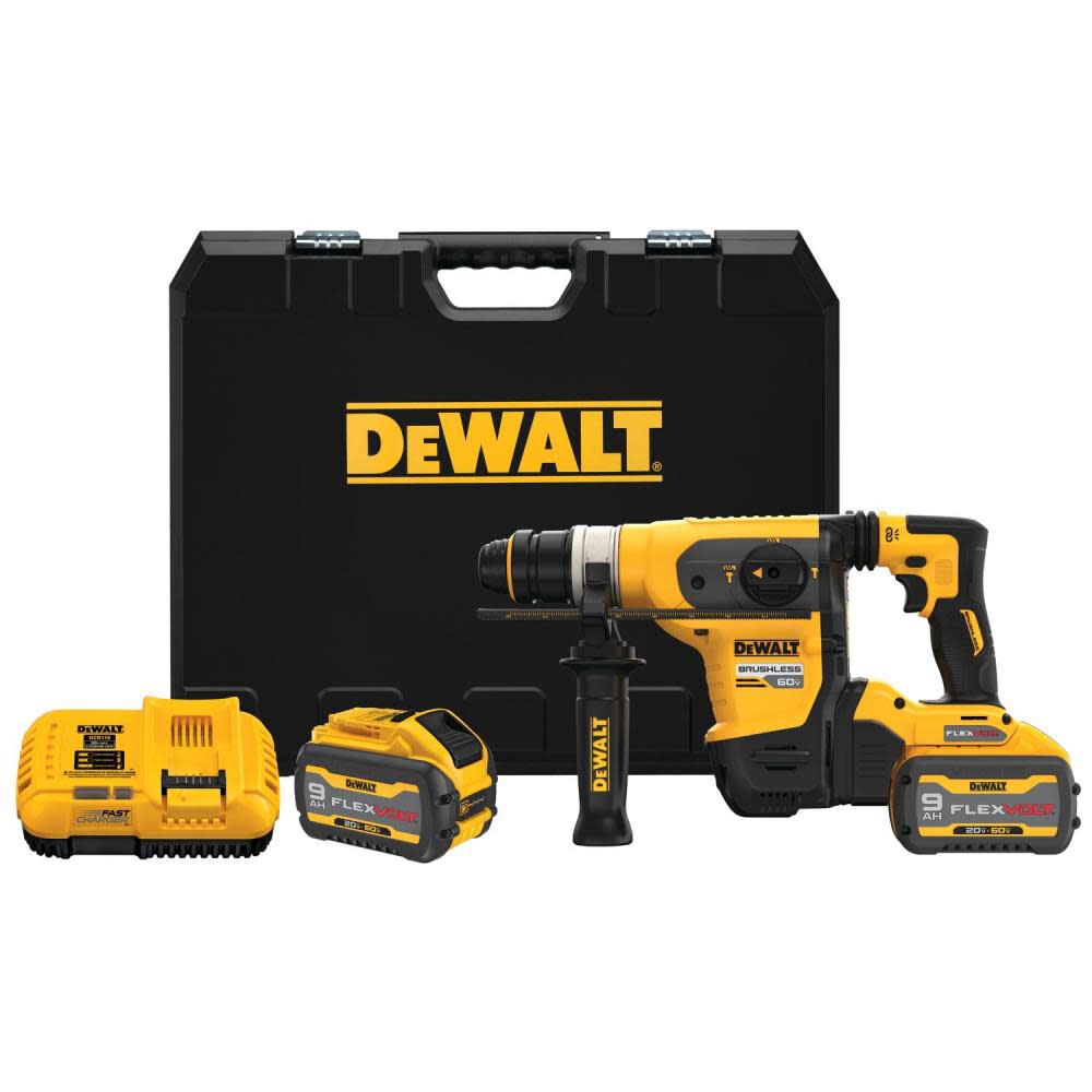 DEWALT (DCH416X2) 60V MAX 1-1/4in Brushless SDS PLUS Rotary Hammer Kit on Sale