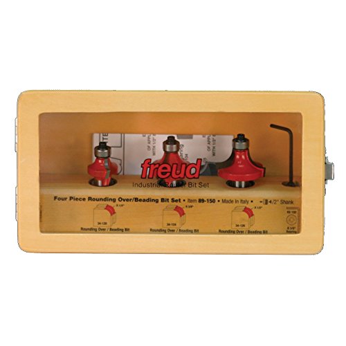 Freud Round Over and Beading Router Bit Set Supply