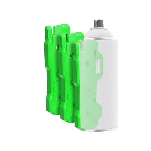 EZRED Magnetic Spray Can Holder 3-Pack Flexible Non-Marring Polymer Lid Holder Green Online now