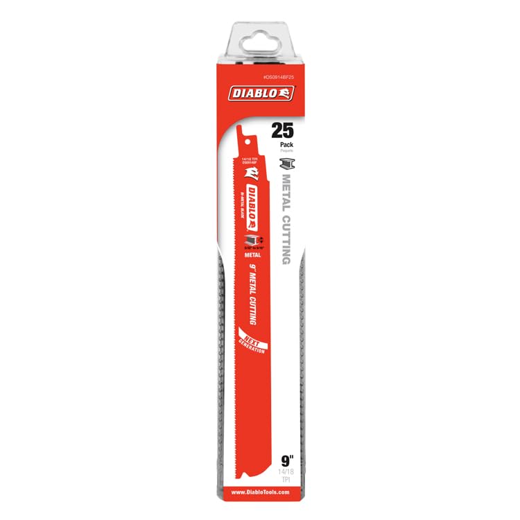 Diablo Tools 9in Bi-Metal Recip Blade for Medium Metal Cutting (25-Pieces) Online