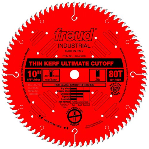 Freud 10in Thin Kerf Ultimate Cut-Off Blade with Perma-SHIELD Coating Online now
