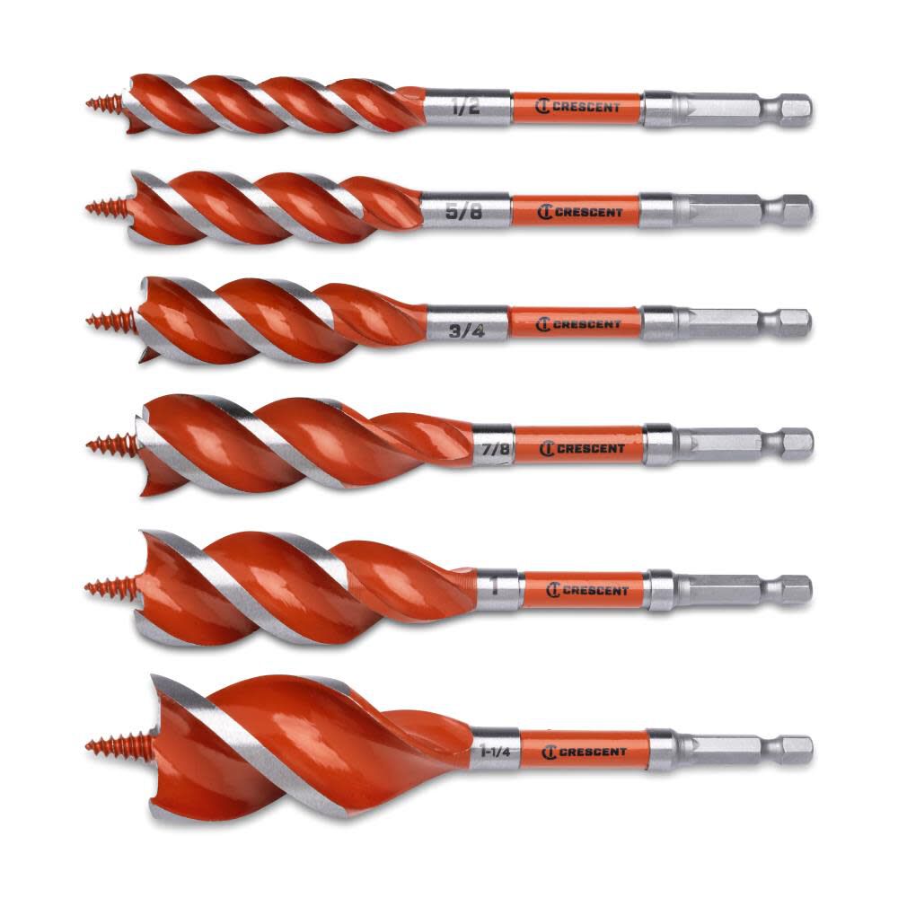 Crescent High Speed Auger 6-Piece Set Discount