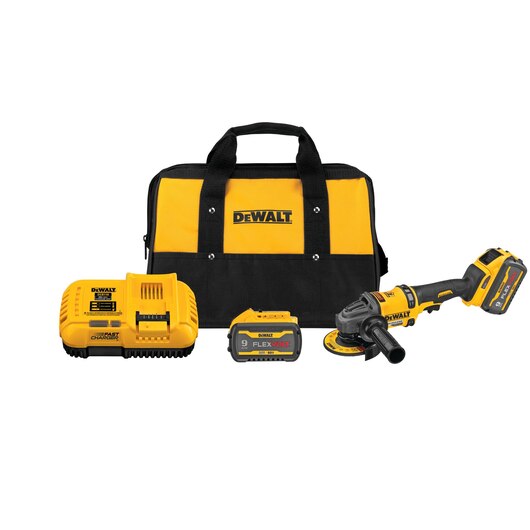 DeWALT DCG418X2 60V 4.5 In.- 6 In. Sag No Lock w/2 Batteries Combo Kit Sale
