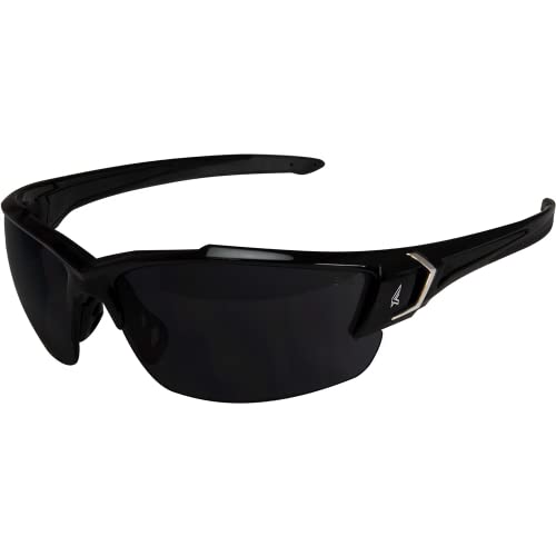 Edge SDK116-G2 Khor G2 Wrap-Around Safety Glasses, Anti-Scratch, Non-Slip, UV 400, Military Grade, ANSI/ISEA & MCEPS Compliant, 5.04″ Wide, Black Frame/Smoke Lens Online now