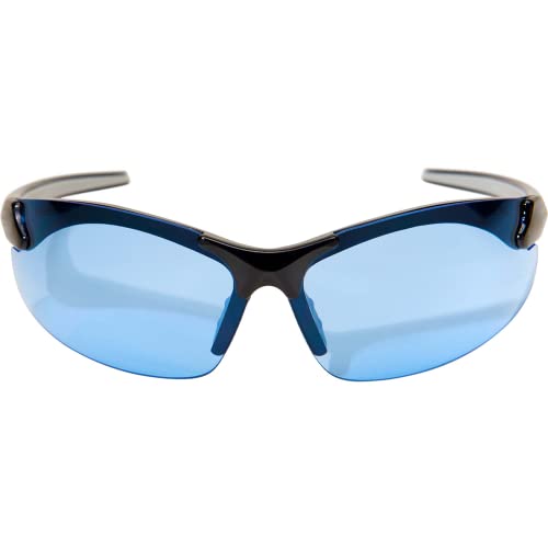 Edge DZ113VS-G2 Zorge G2 Wrap-Around Anti-Fog/Vapor Shield Safety Glasses, Anti-Scratch, Non-Slip, UV 400, Military Grade, ANSI/ISEA & MCEPS Compliant, 5.04″ Wide, Black Frame/Light Blue Lens Online Hot Sale