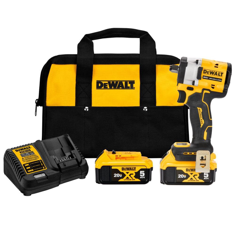 DeWALT 20V ATOMIC MAX DCF921P2 1/2 In. Impact Wrench Hog Ring Anvil Kit Supply