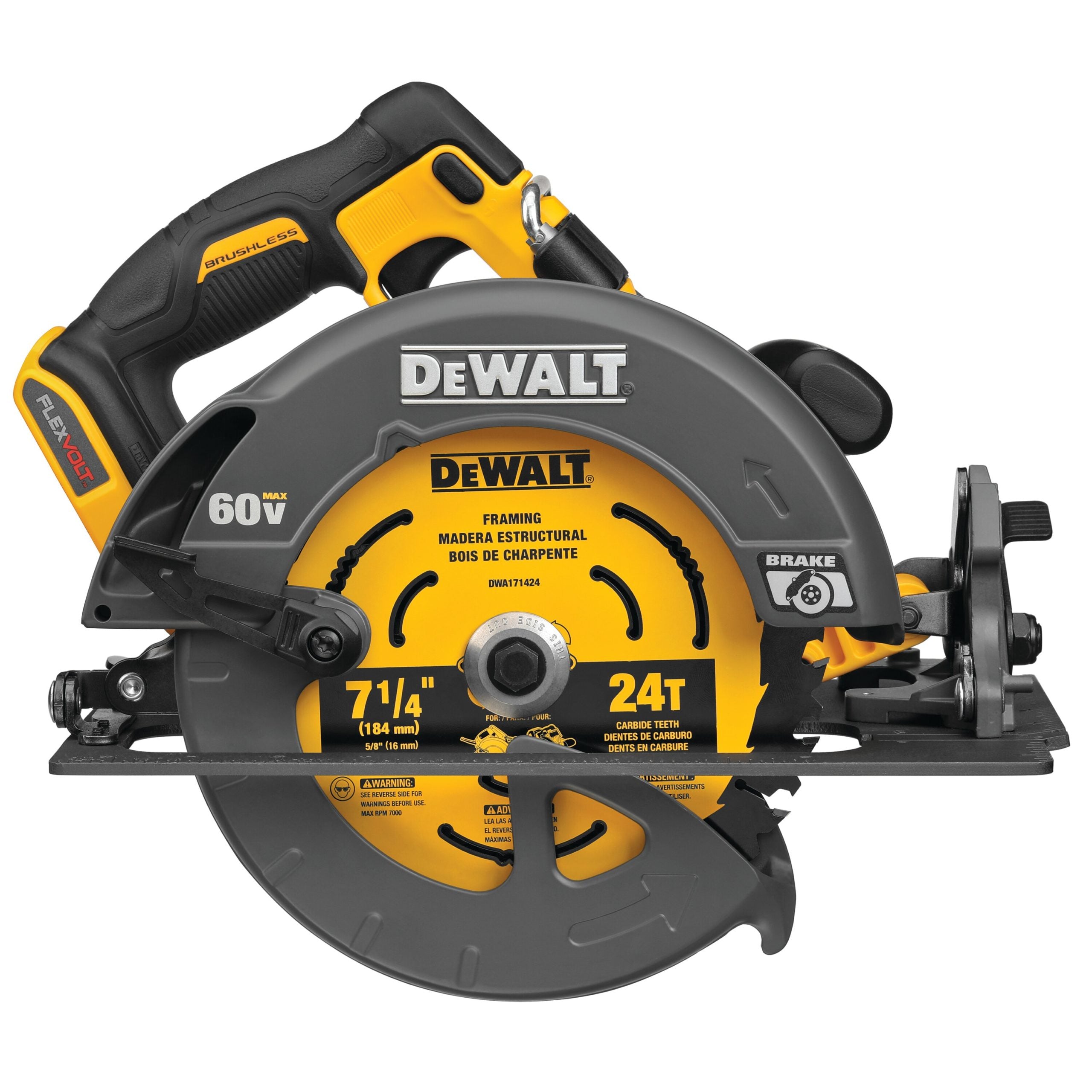 DeWALT 60V MAX 7-1/4 In. Brushless Circular Saw (Bare Tool) Discount