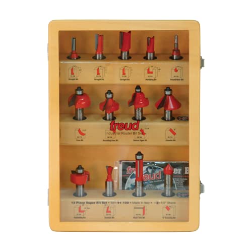 Freud 91-100 13 Piece Super Router Bit Set, 1/2-Inch Shank Online