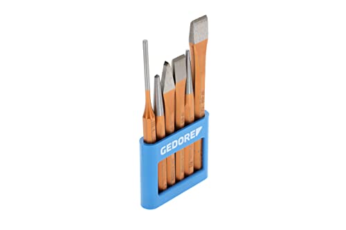 GEDORE 6-Piece Chisel and Punch Set in Plastic Holder Online Sale