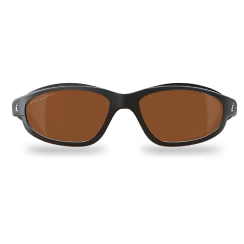 EDGE Dakura | Polarized Safety Glasses | ANSI Rated | Anti-Slip | 99.9% UV Protection | 3X Dipper Anti-Scratch (Black, Polarized Copper Driving) Online Sale