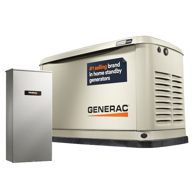 Generac Guardian 24,000-Watt (LP)/21,000-Watt (NG) Air-Cooled Whole House Generator with Wi-Fi and 200-Amp Transfer Switch Online Hot Sale
