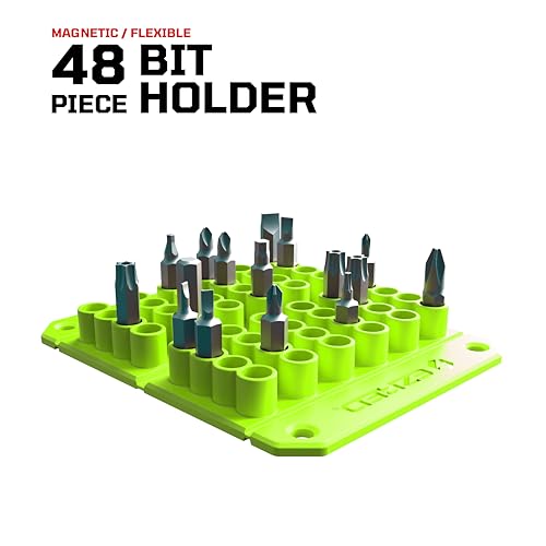 EZRED EZBIT-G Green Flexible Magnetic Bit Holder, Holds 48 Bits Discount