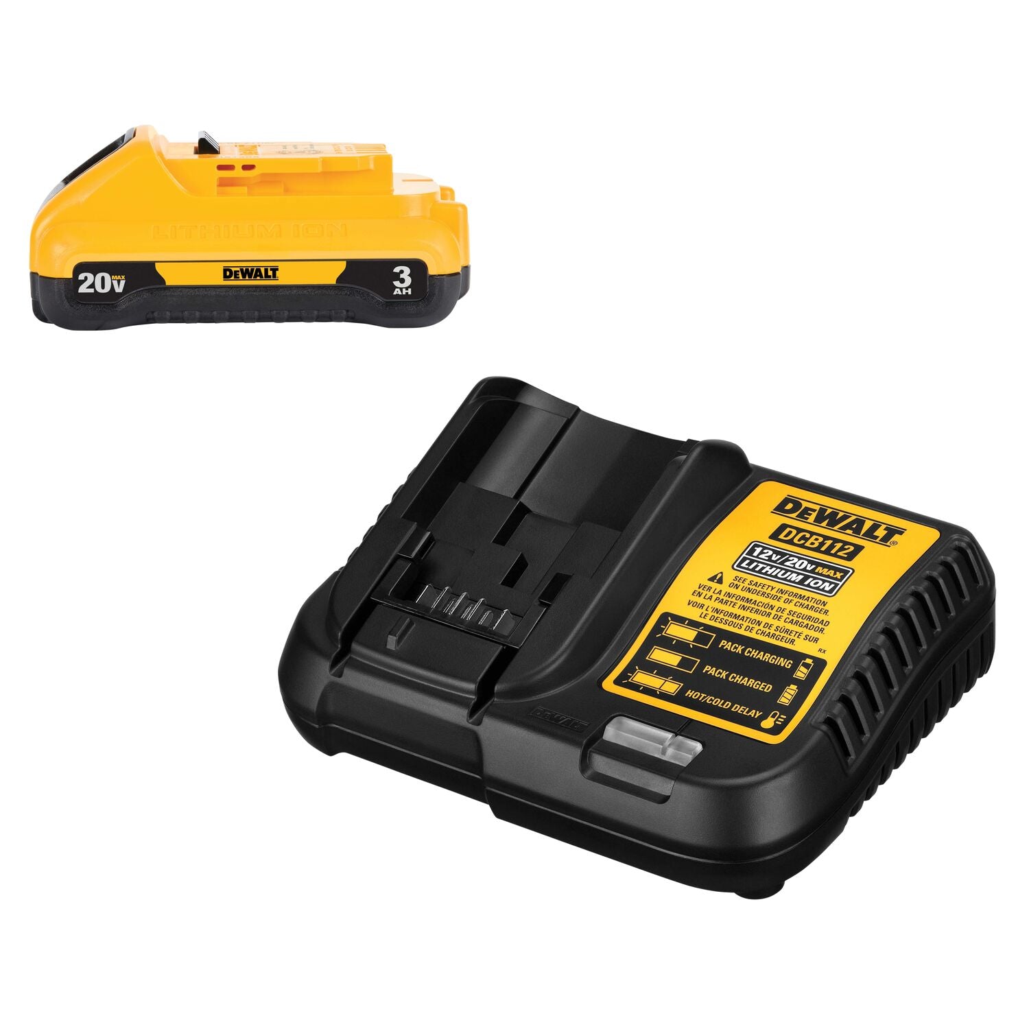 DeWALT 20V DCB230C MAX Compact 3.0Ah Battery Pack Starter Kit Discount