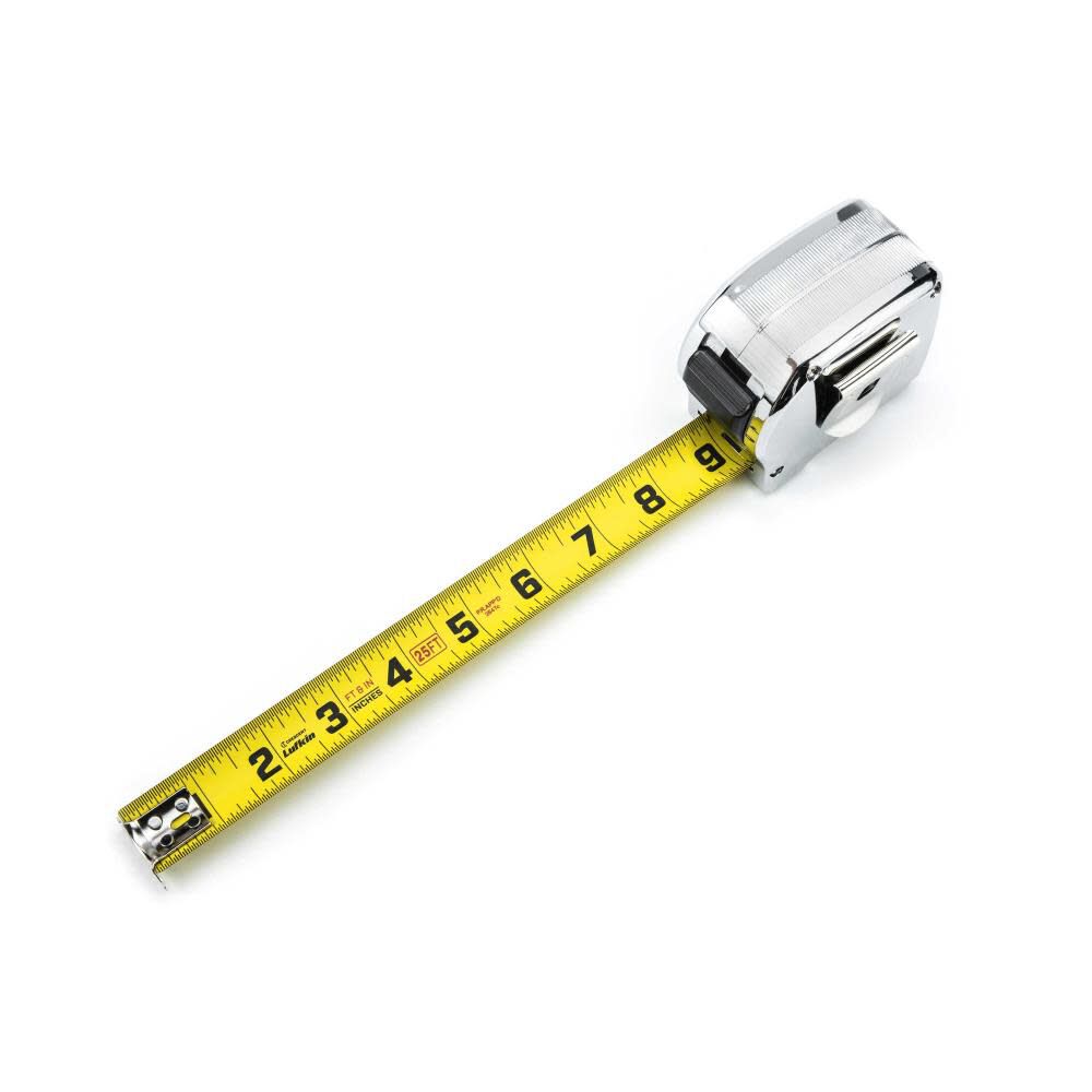 Crescent Lufkin 1″ x 5m/16′ Chrome Case Yellow Clad Tape Measure Online Hot Sale