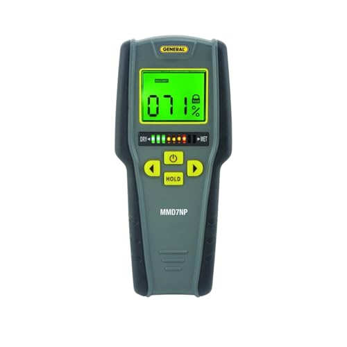 General Tools Digital Moisture Meter MMD7NP – Humidity Sensor- Pinless and Non-Invasive Online