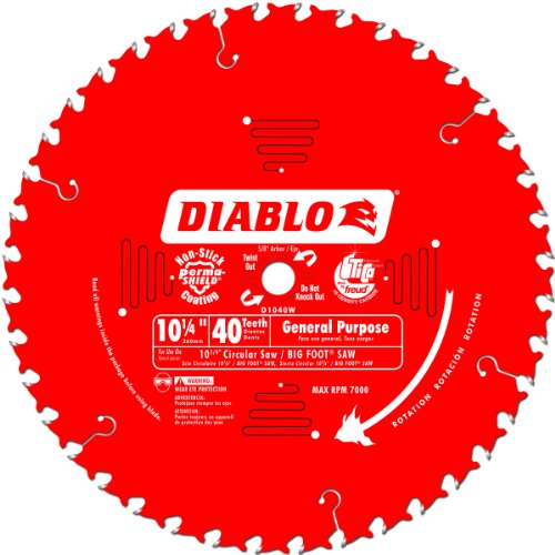 Diablo 10-1/4 in. x 40 Tooth General Purpose Beam Saw Blade Hot on Sale