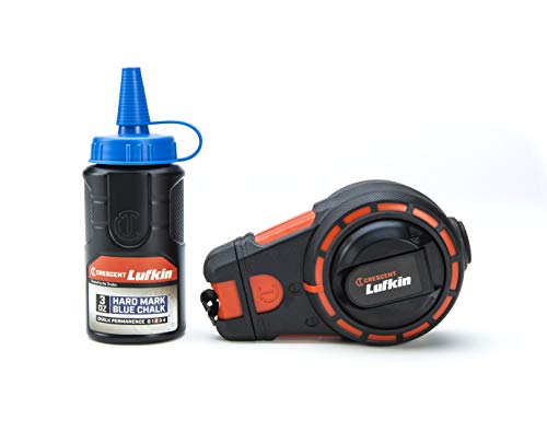 Crescent Lufkin 100′ Contractor Chalk Reel with HardMark Blue Chalk – CL100BA Supply