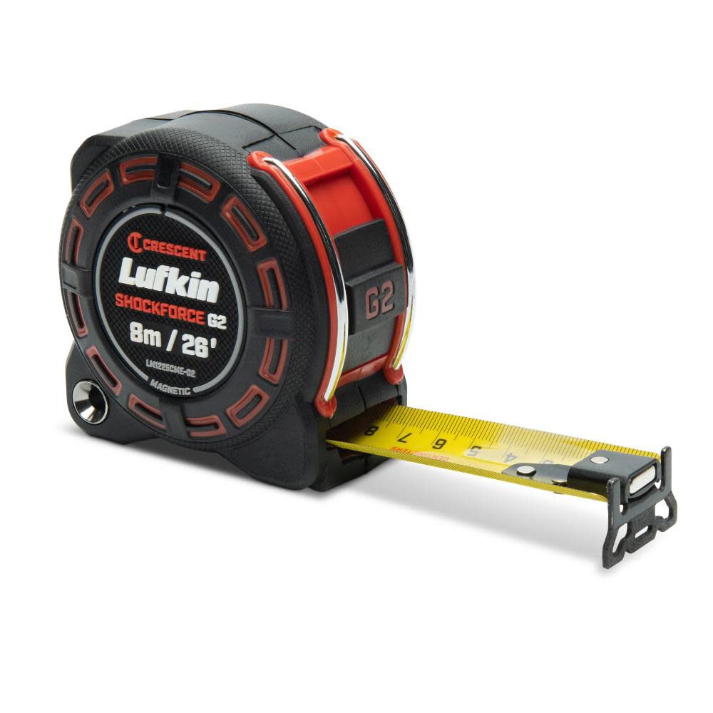 Crescent Lufkin Shockforce G2 26-ft Magnetic Tape Measure Online Hot Sale