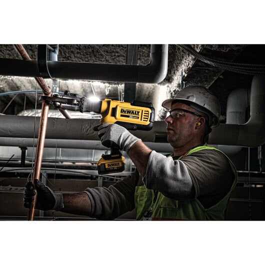 DeWALT 20V DCE200M2K MAX Copper Pipe Crimping Tool w/ Crimping Heads Kit on Sale