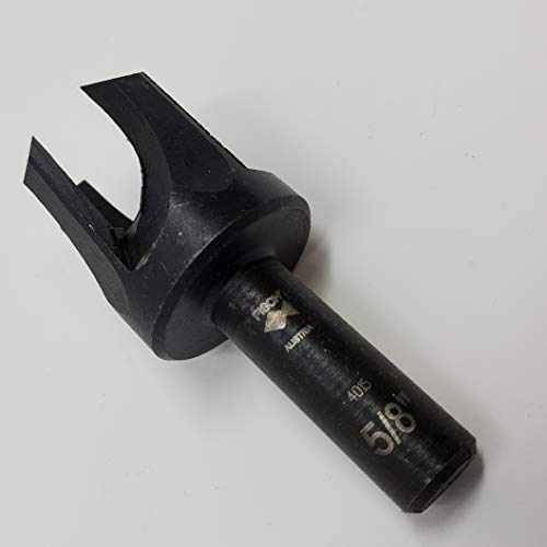 Fisch Tapered Plug Cutter (1/2″) – Plug Cutter Drill Bit with Four Flute Design Ensures a Tight Plug – For Use with Both Soft and Hard Woods – Crafted from Tool Steel – FSE-095880 – Made in Austria Online Hot Sale