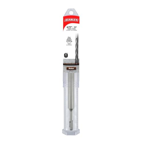 Diablo SDS-Plus Rebar Cutter for Cutting Rebar and Steel in Concrete – 1″ Diameter, 12″ Length, 5″ Working Length – DMAPLRC1070 Discount