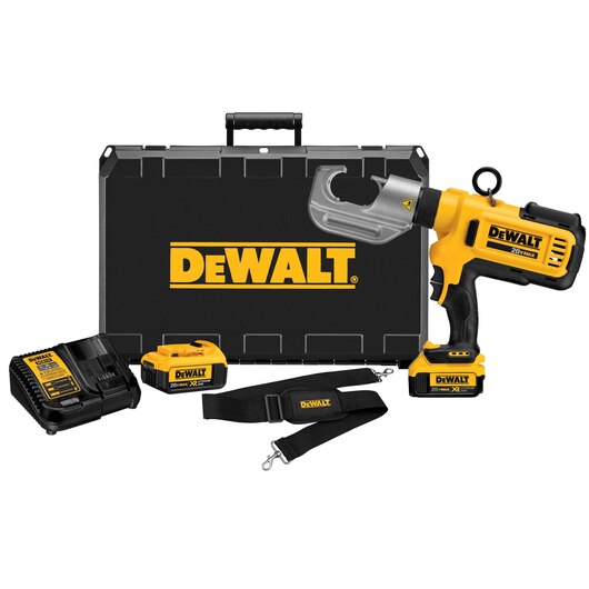DeWALT 20V (DCE300M2) MAX Cordless Died Electrical Cable Crimping Tool Kit Supply