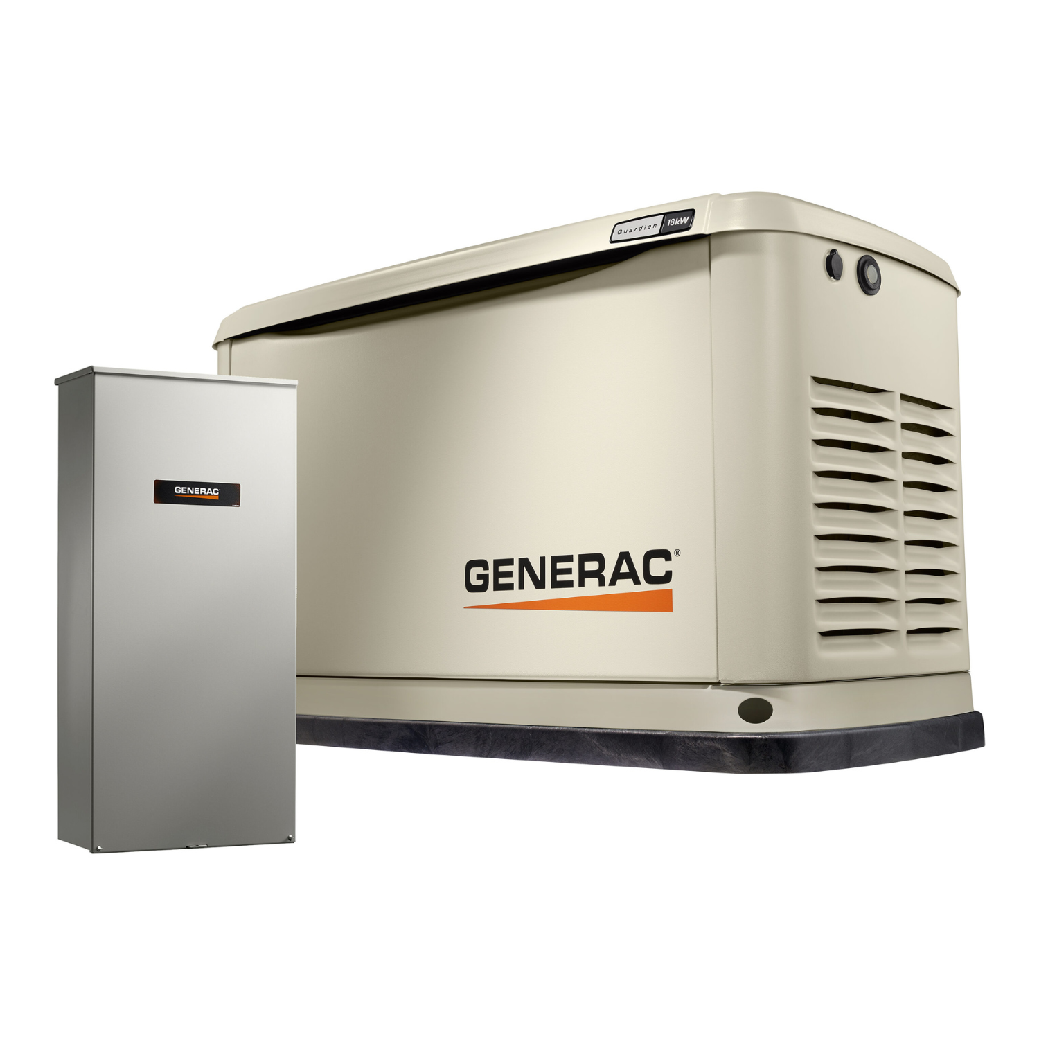 Generac Guardian 18,000-Watt (LP)/17,000-Watt (NG) Air-Cooled Whole House Generator with Wi-Fi and 200-Amp Transfer Switch Online