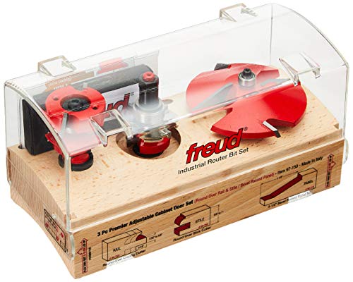 Freud 3-Piece Cabinet Bit Set with 99-515 and 99-260 Rail and Style Bits Discount