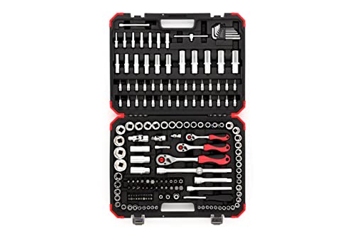 Gedore R45603172 172 Socket Set, 172 Pieces in Case, 1/2-inch 3/8″ and 1/4″ Sockets and Bits Discount