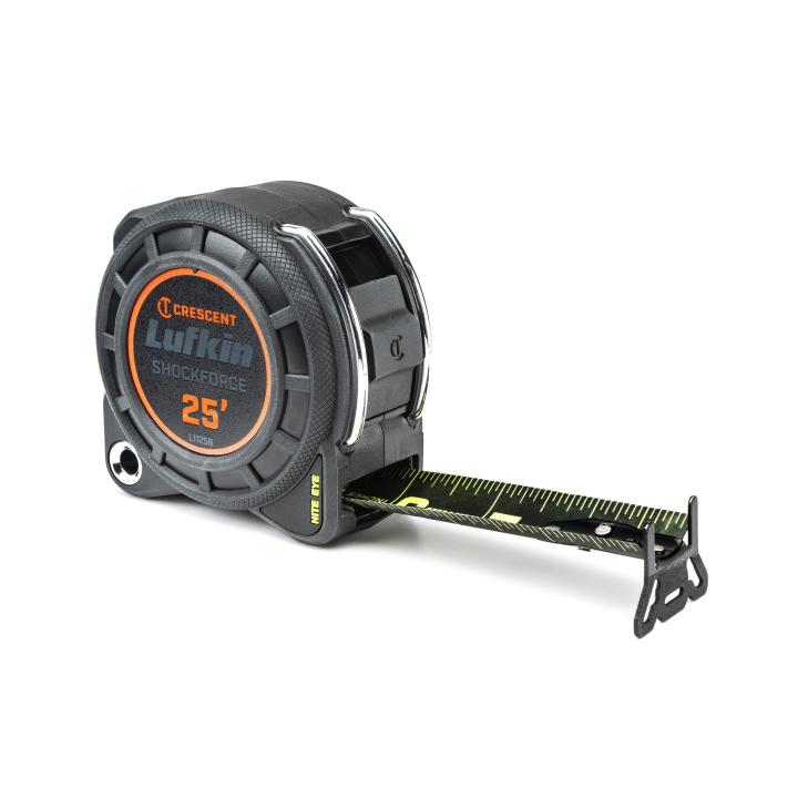 Crescent Lufkin 25′ Shockforce Nite Eye G1 Dual Sided Tape Measure Online Sale