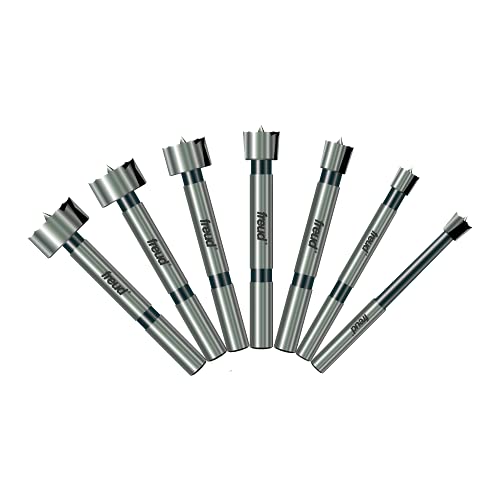 Freud 7 pcs. Precision Shear Serrated Edge Forstner Drill Bit Set 1/4 In. to 1 In. Hot on Sale