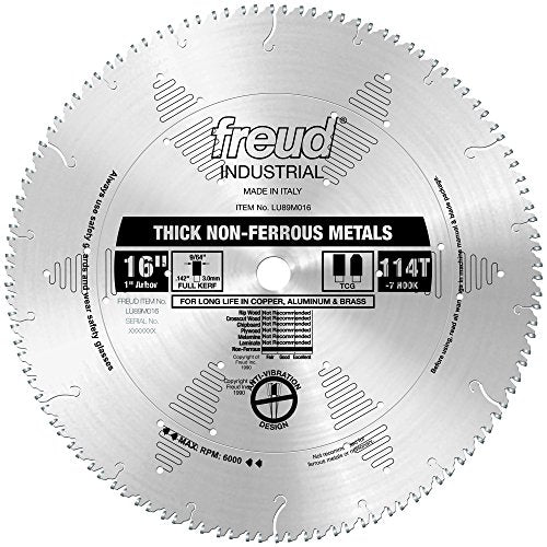 Freud LU89M008 8-Inch 58 Tooth Non-Ferrous Metal Cutting Saw Blade with 5/8-Inch Arbor Supply