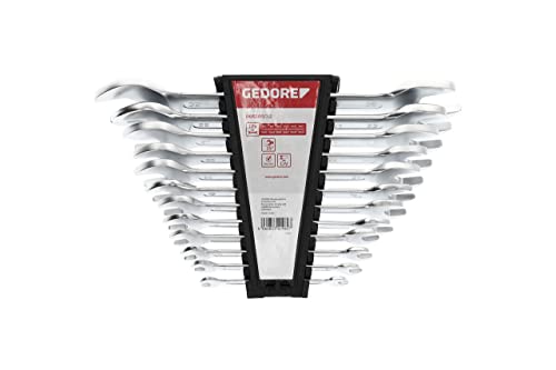 GEDORE-R05105012 RED Open ended spanner set size6-32mm 12pcs Hot on Sale