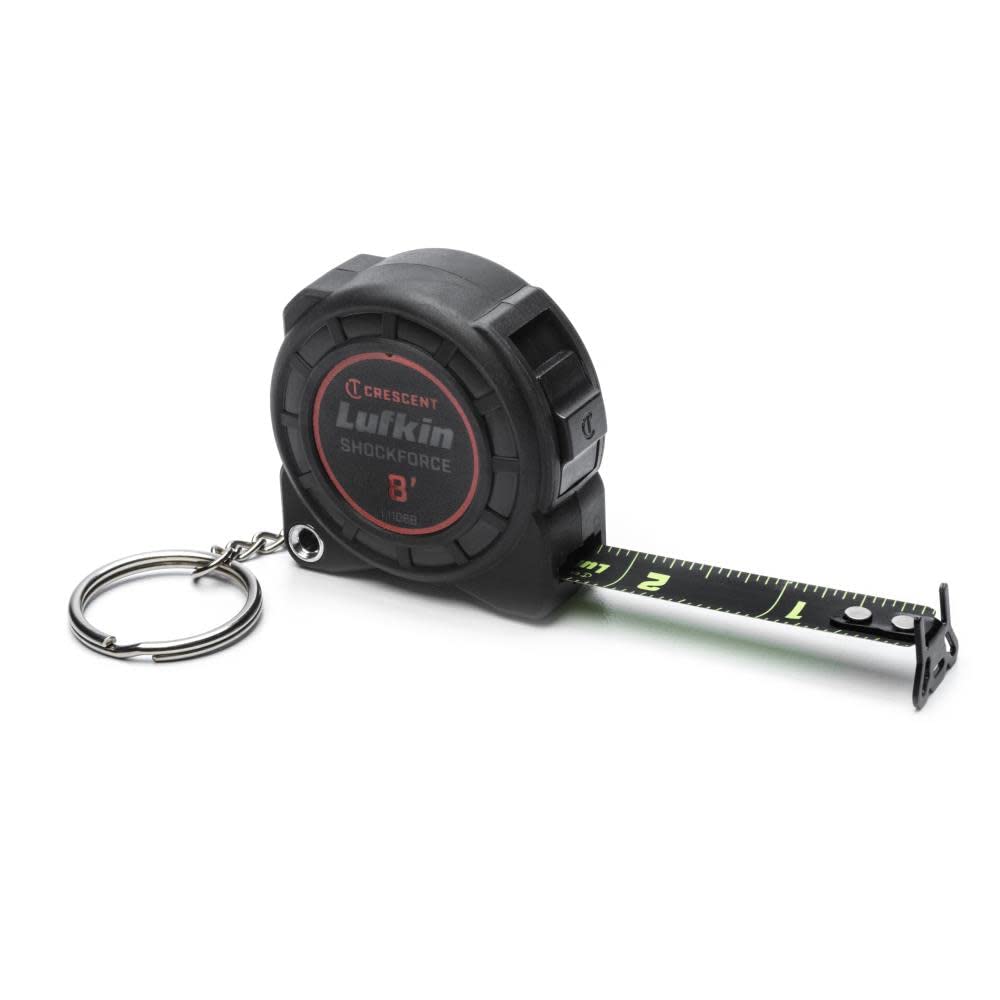 Crescent Lufkin 1/2 In. x 8′ Shockforce Nite Eye Tape Measure Key Chain Online Hot Sale
