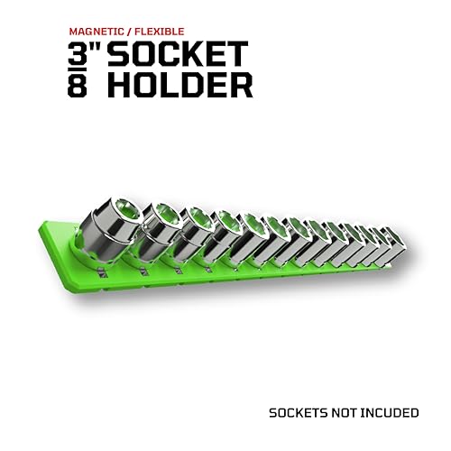 EZRED FSR38-G 3/8″ Flexible Magnetic Socket Holder Rail, Green Sale