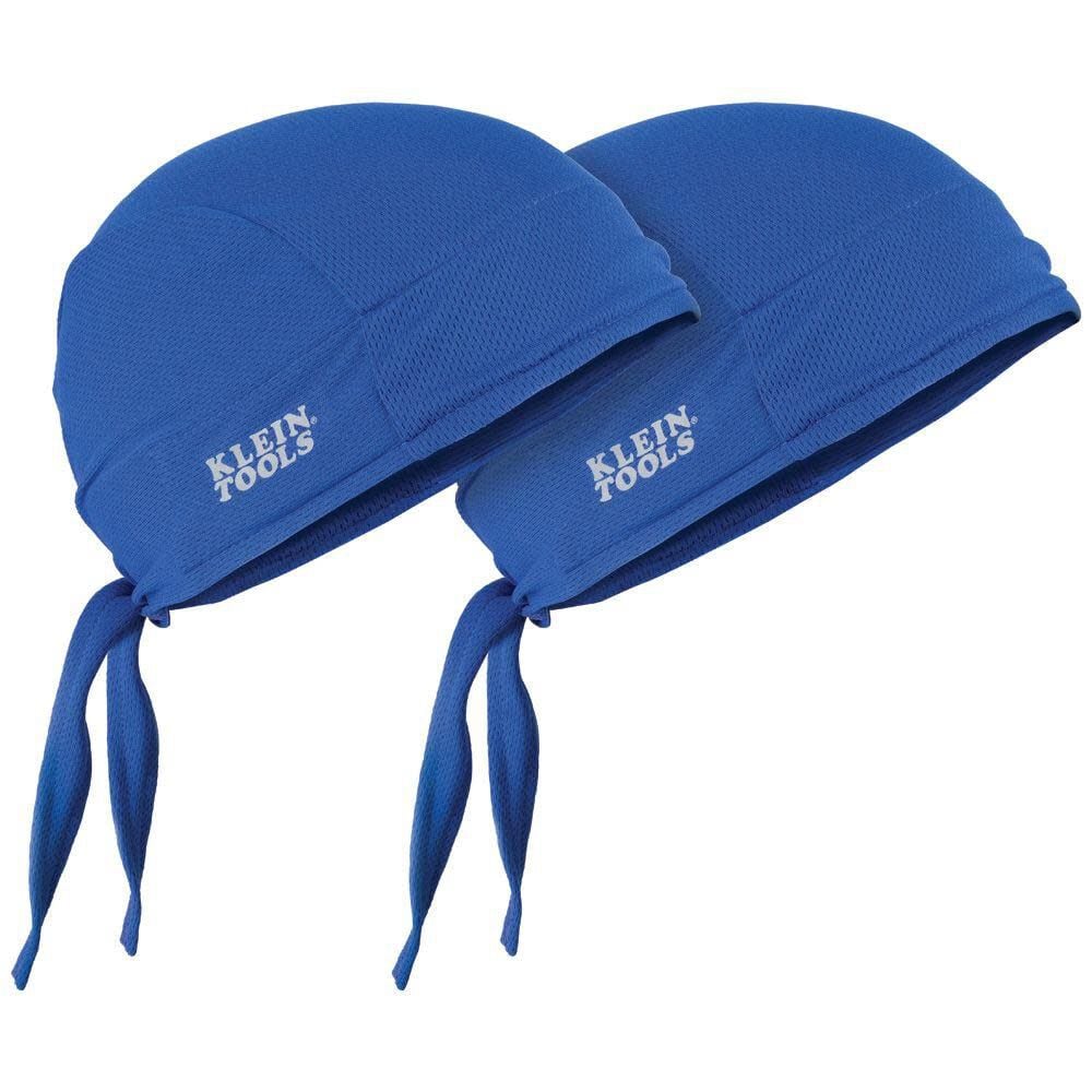 Klein Tools 60180 Cooling Do Rag, Adjustable Sweat Wicking Skull Cap can be Worn Under Helmet, 2-Pack Online now