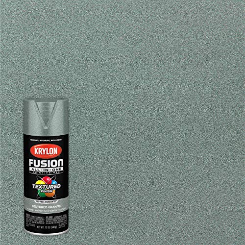 Krylon Fusion All-In-One Adhesive Spray Paint for Indoor/Outdoor Use, 12 oz, Granite Online Sale