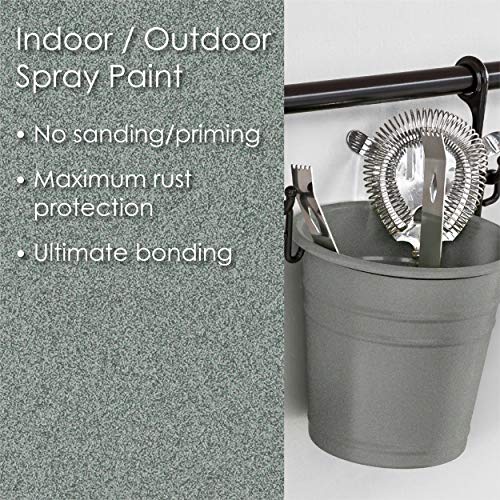 Krylon Fusion All-In-One Adhesive Spray Paint for Indoor/Outdoor Use, 12 oz, Granite Online Sale