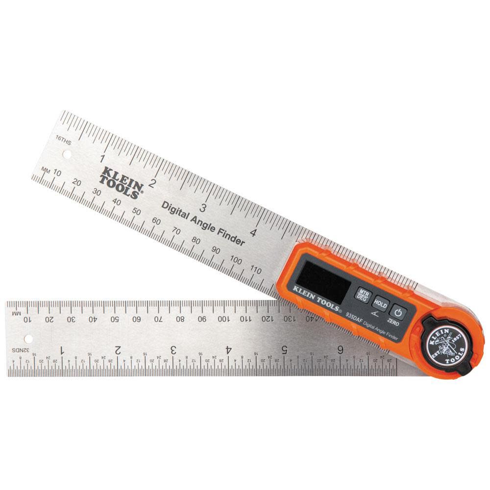 Klein Tools 935DAF Digital Angle Finder, Precision Measurements, Miter Saw Protractor Angle Calculation and Portable Design Online Sale