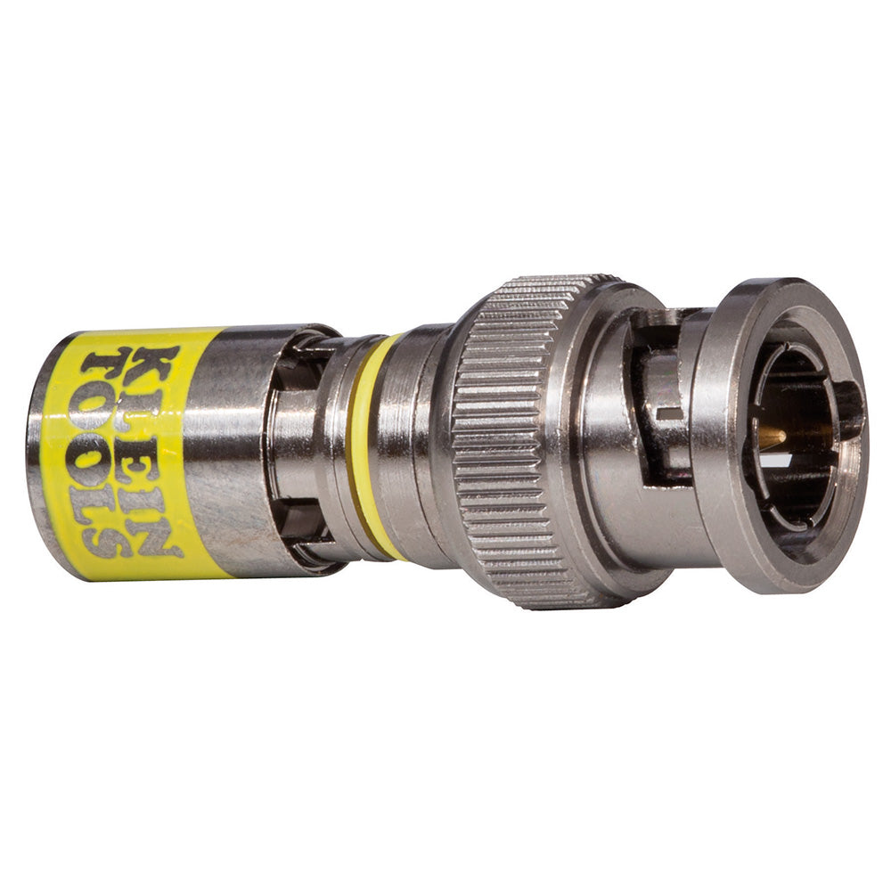Klein Tools VDV813-607 Universal BNC Compression Coax Connector, for RG6/6Q Coaxial Cables, Male, 10-Pack Online