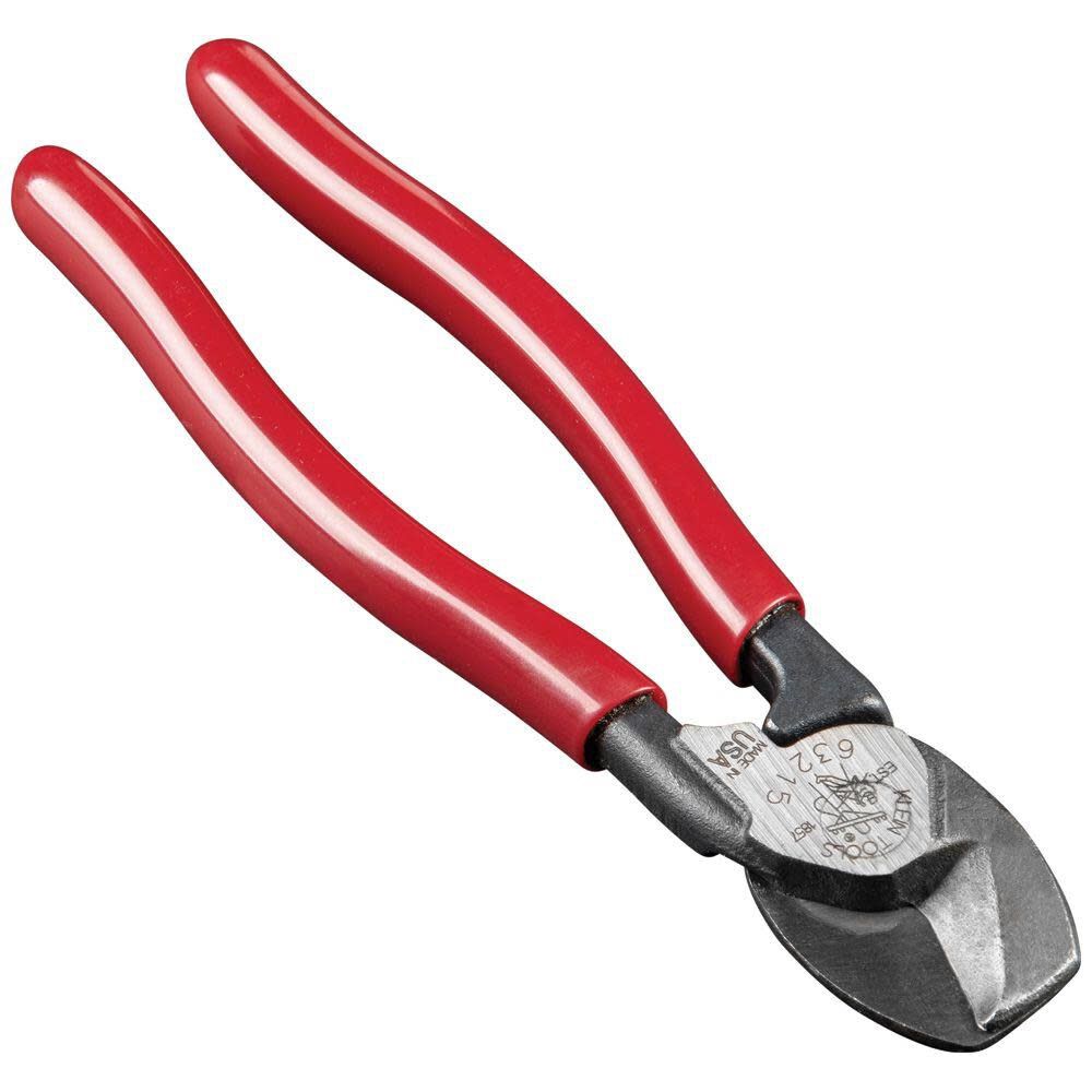 Klein Tools 63215 Cable Cutter, Made in USA, High-Leverage 6.5-Inch Compact, Forged From US Made Steel, Ideal for Cutting Aluminum and Copper Cable Online Hot Sale