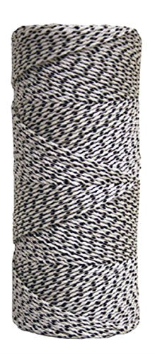 Kraft Tool BC352 Premium Professional Bonded Braided Masons Line with 500-Feet Tube, White/Black, One Size Fashion