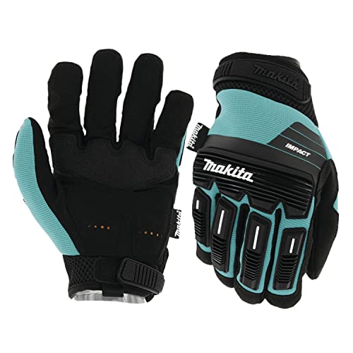 Makita Unisex T 04260 Advanced Impact Demolition Gloves X Large, Teal/Black, X-Large US Online