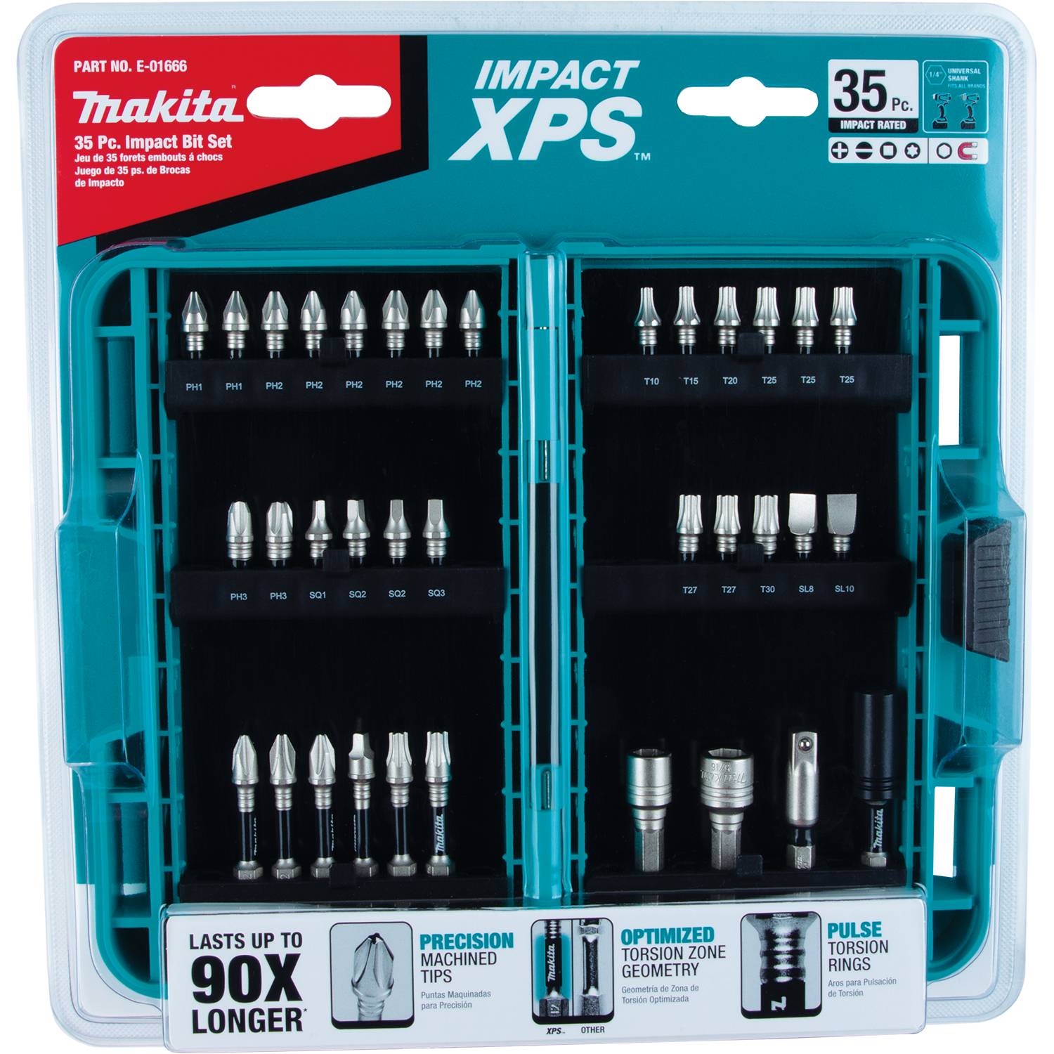 Makita Impact XPS 35-Piece Impact Bit Set Supply
