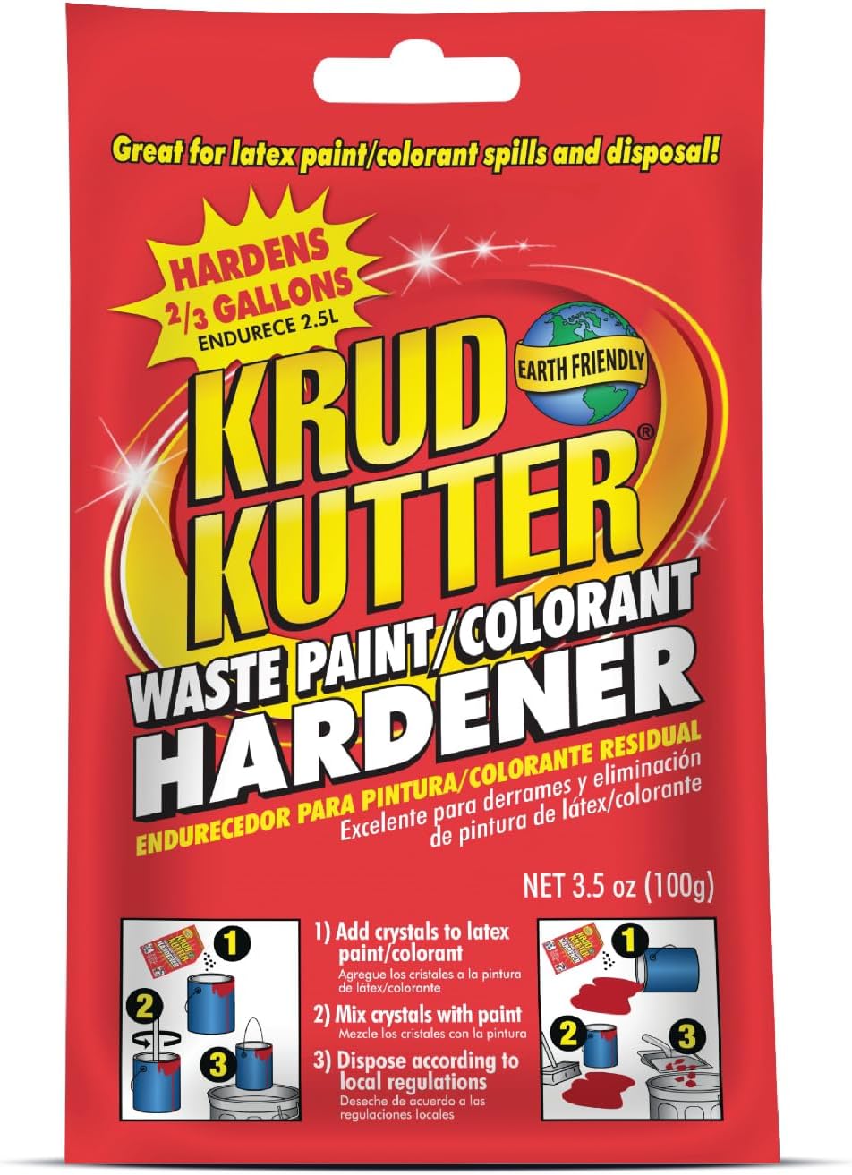 Krud Kutter PH3512 Waste Paint Hardener Crystals, 3.5 oz, Cream Online Sale