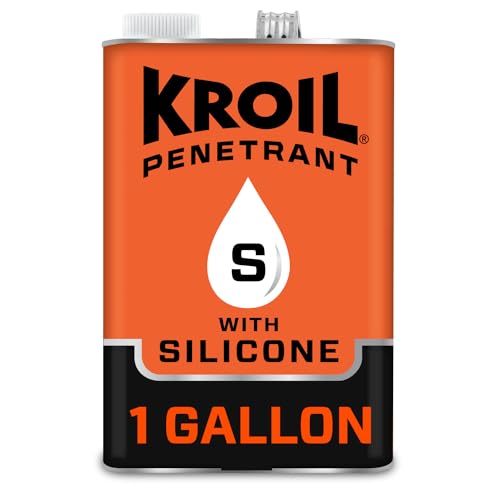 Kroil Penetrating Oil with Silicone (Aerosol Spray-1 Gallon Can-Single) | Penetrant for Rusted Bolts, Metal | Lubricant for Hinges, Chains, Moving Parts (SK011) Online Sale